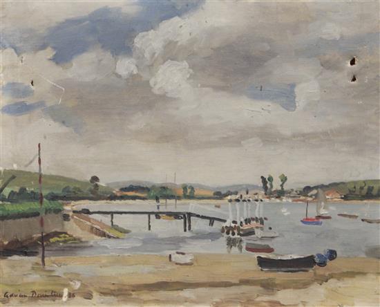 § Adrian Daintrey (1902-1988) Bembridge Harbour, 16 x 20in. unframed.